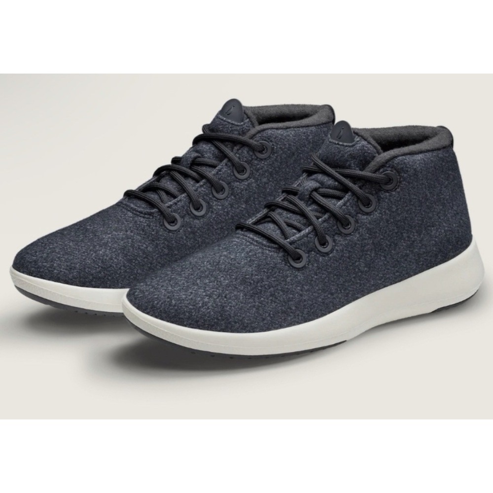 NIB Allbirds Women's 10 Wool Runner-Up Mizzle Sneakers Indigo Blue $145